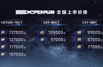 捷途X70PLUS
